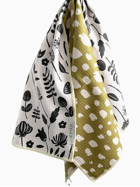 Crae Vintage Highway Hand Towel-Tea Towels-crae-The Silo Boutique, Women's Fashion Boutique Located in Warren and Grand Forks North Dakota