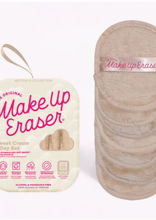Cream 7-Day MakeUp Eraser Set-Cosmetics-Make Up Eraser-The Silo Boutique, Women's Fashion Boutique Located in Warren and Grand Forks North Dakota