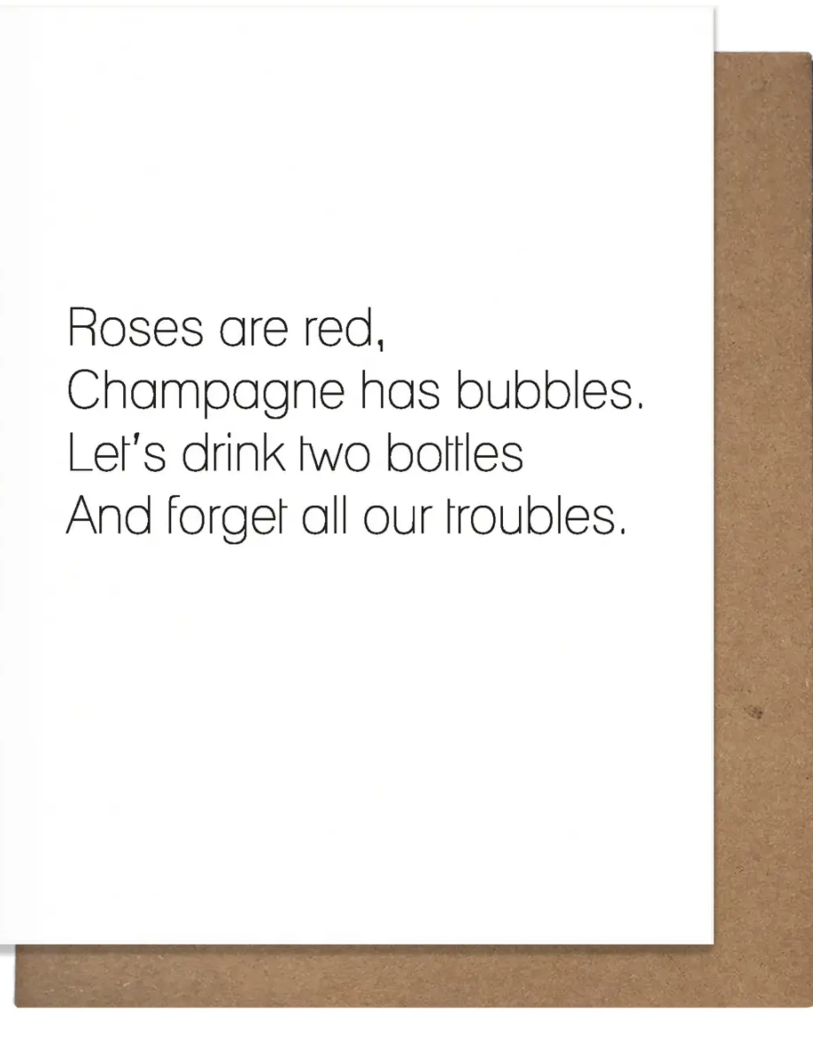 Forget Troubles Card-Cards-pretty alright-The Silo Boutique, Women's Fashion Boutique Located in Warren and Grand Forks North Dakota