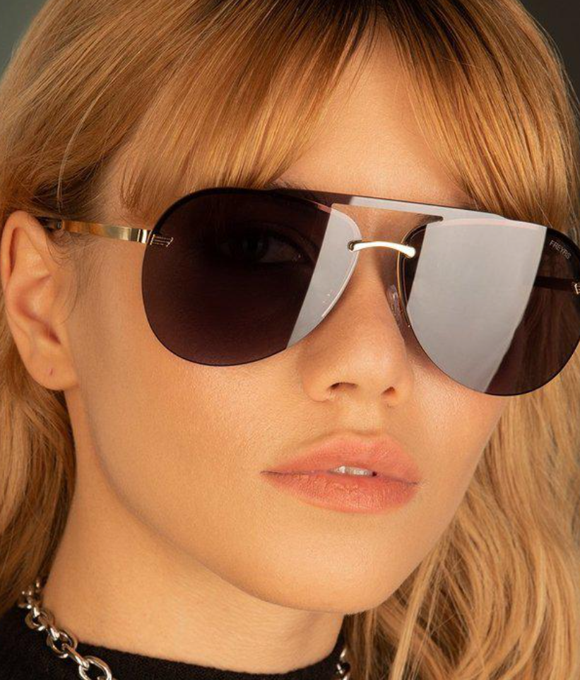 Freyrs Gold Black Rio Sunglasses-Sunglasses-freyers-The Silo Boutique, Women's Fashion Boutique Located in Warren and Grand Forks North Dakota