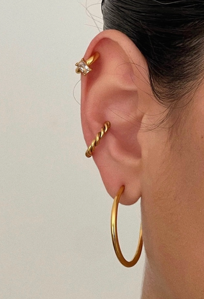 Ellie Vail Denisse Ear Cuff-Earrings-ellie vail-The Silo Boutique, Women's Fashion Boutique Located in Warren and Grand Forks North Dakota