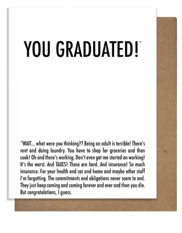 You Graduated Why Card-Cards-pretty alright-The Silo Boutique, Women's Fashion Boutique Located in Warren and Grand Forks North Dakota