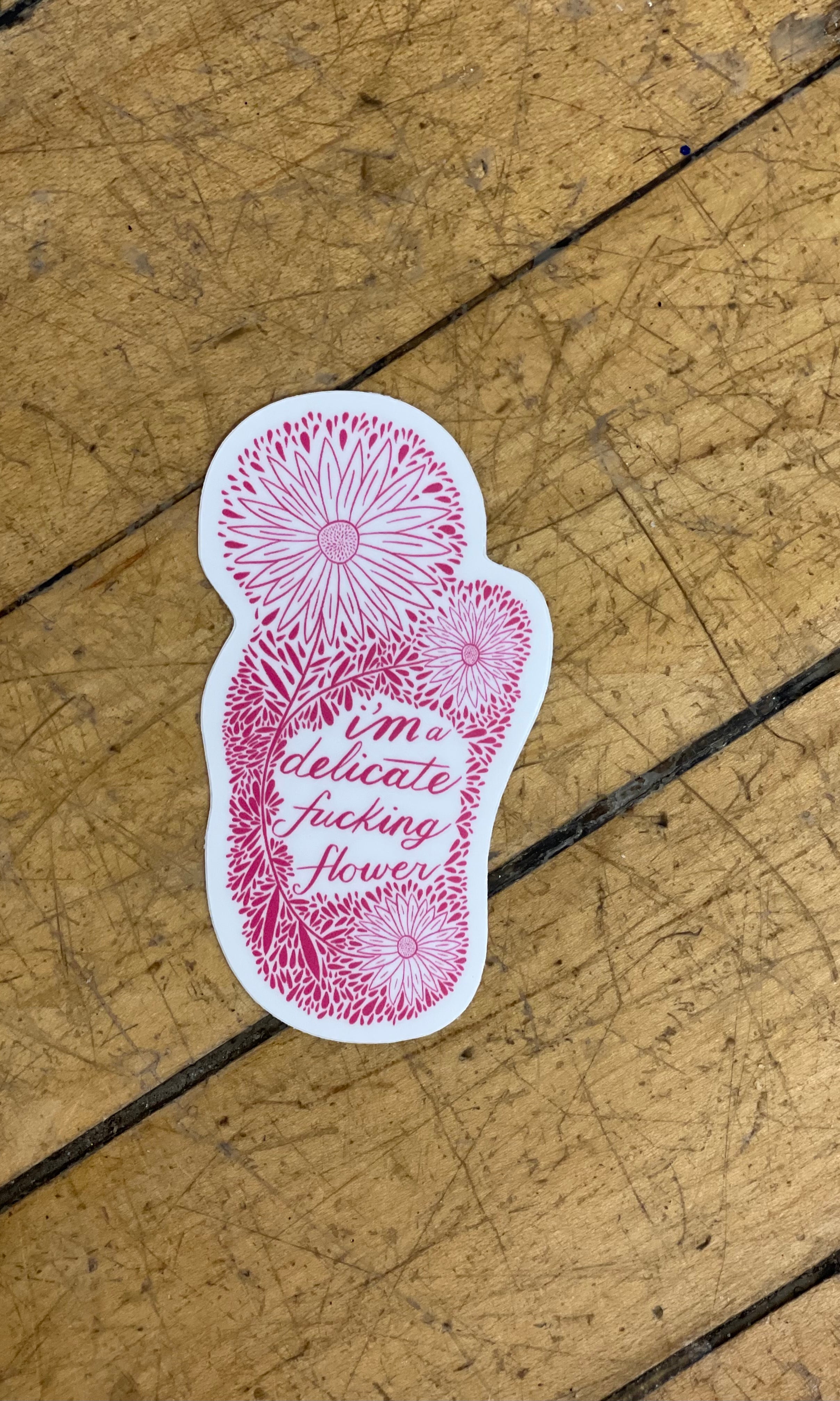 I'm a Delicate Sticker-Stickers-nice enough-The Silo Boutique, Women's Fashion Boutique Located in Warren and Grand Forks North Dakota