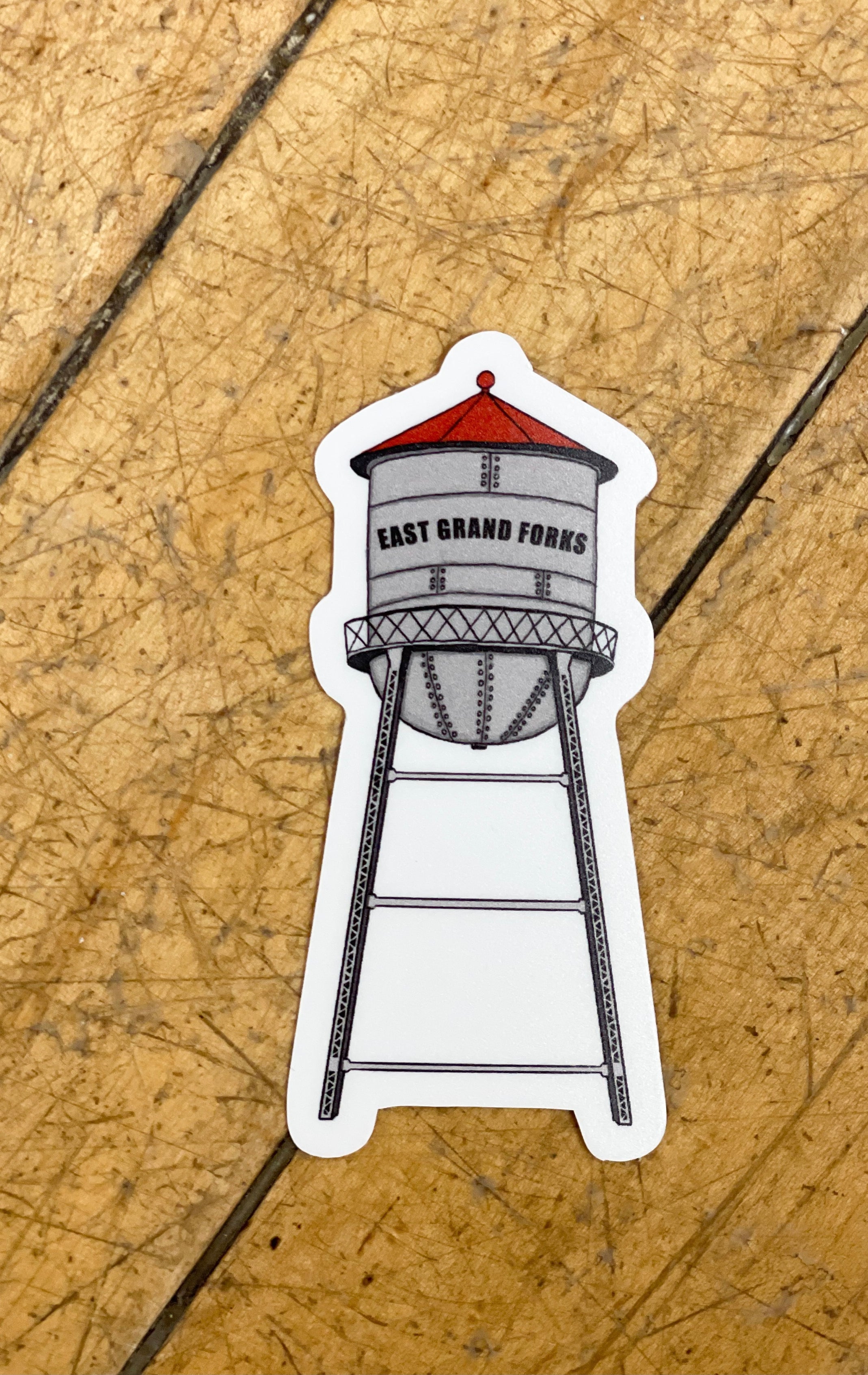East Grand Water Tower Sticker-Stickers-nice enough-The Silo Boutique, Women's Fashion Boutique Located in Warren and Grand Forks North Dakota