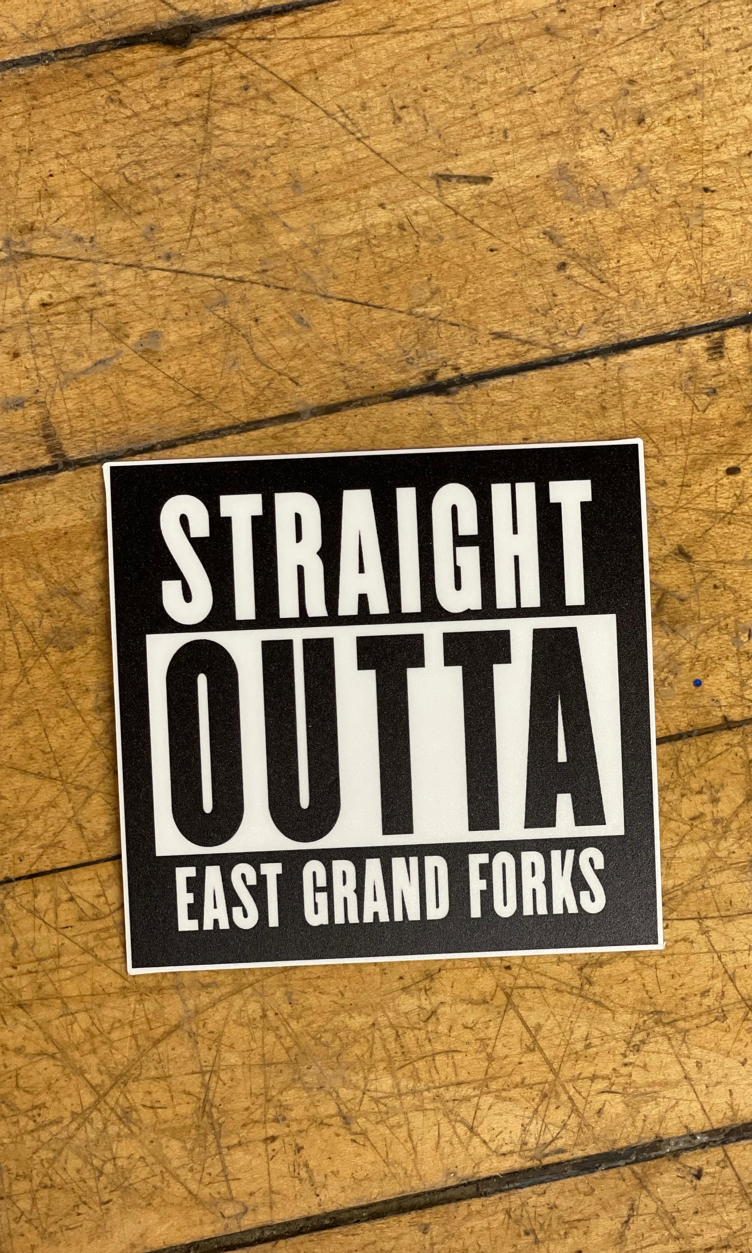 Straight Outta East Side Sticker-Stickers-nice enough-The Silo Boutique, Women's Fashion Boutique Located in Warren and Grand Forks North Dakota