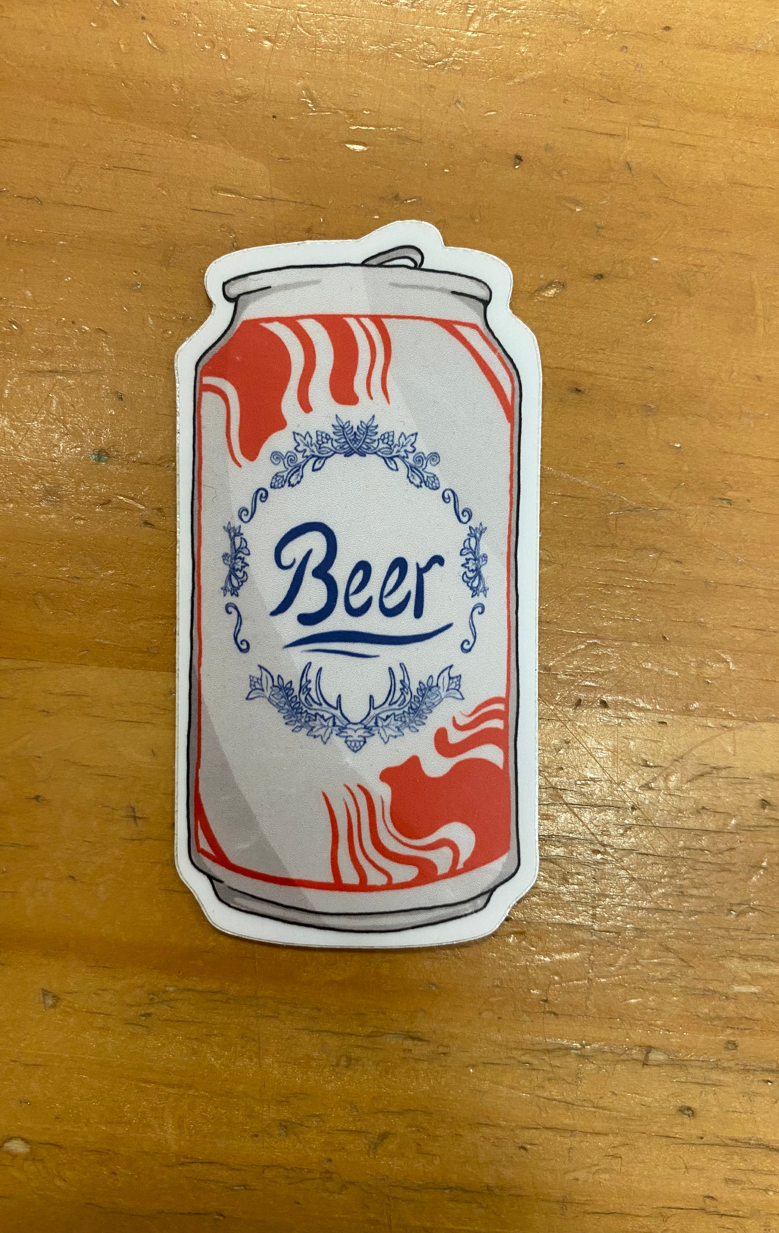 Beer Can Sticker-Stickers-nice enough-The Silo Boutique, Women's Fashion Boutique Located in Warren and Grand Forks North Dakota