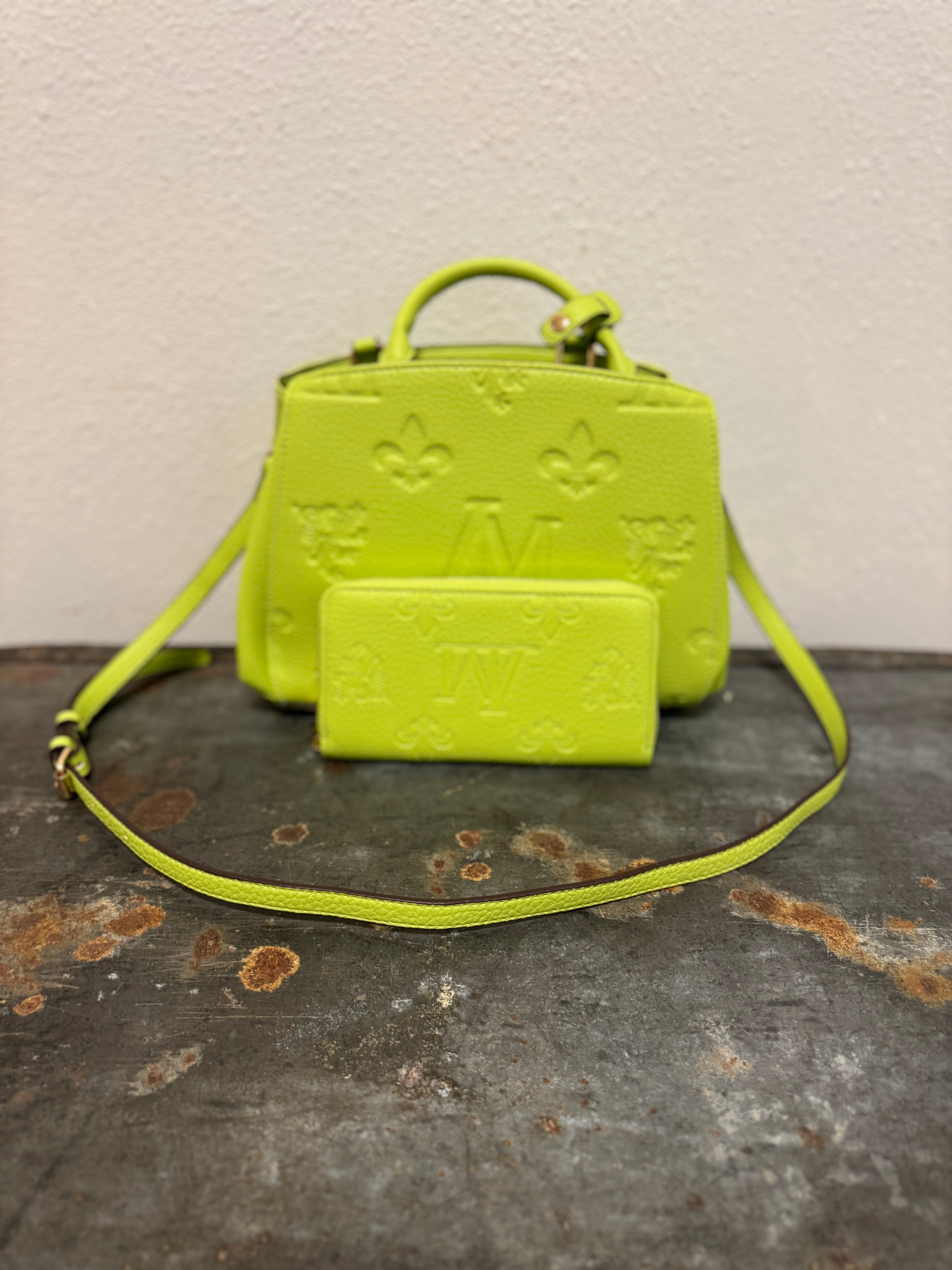 Mimi Embossed Crossbody Purse +Wallet-Final Sale-Crossbody Purses-princess purse-The Silo Boutique, Women's Fashion Boutique Located in Warren and Grand Forks North Dakota