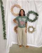 The Lovey Striped Pants-Oatmeal-The Silo Boutique-The Silo Boutique, Women's Fashion Boutique Located in Warren and Grand Forks North Dakota