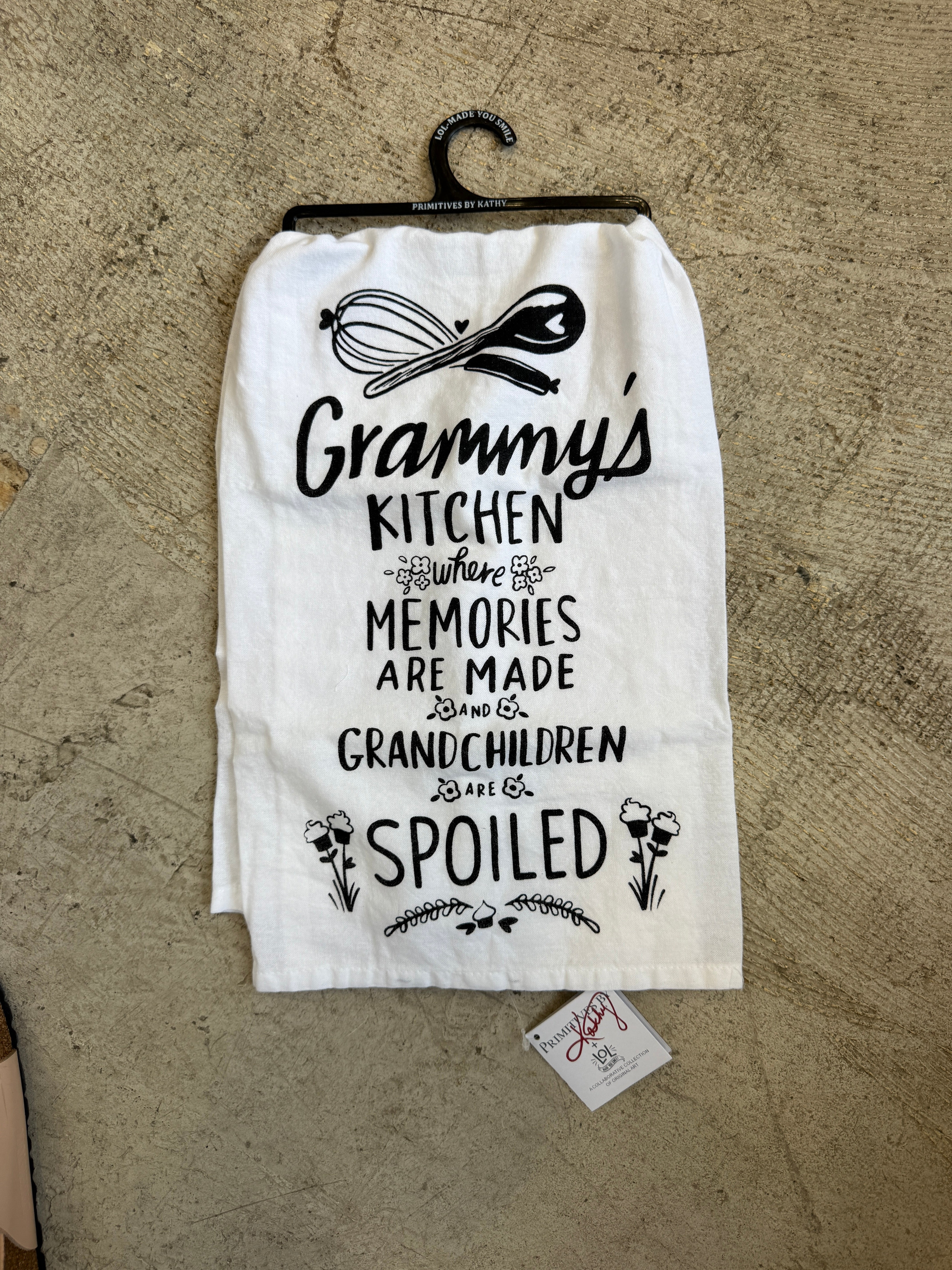 Grammy's Kitchen Tea Towel-Tea Towels-primitives-The Silo Boutique, Women's Fashion Boutique Located in Warren and Grand Forks North Dakota