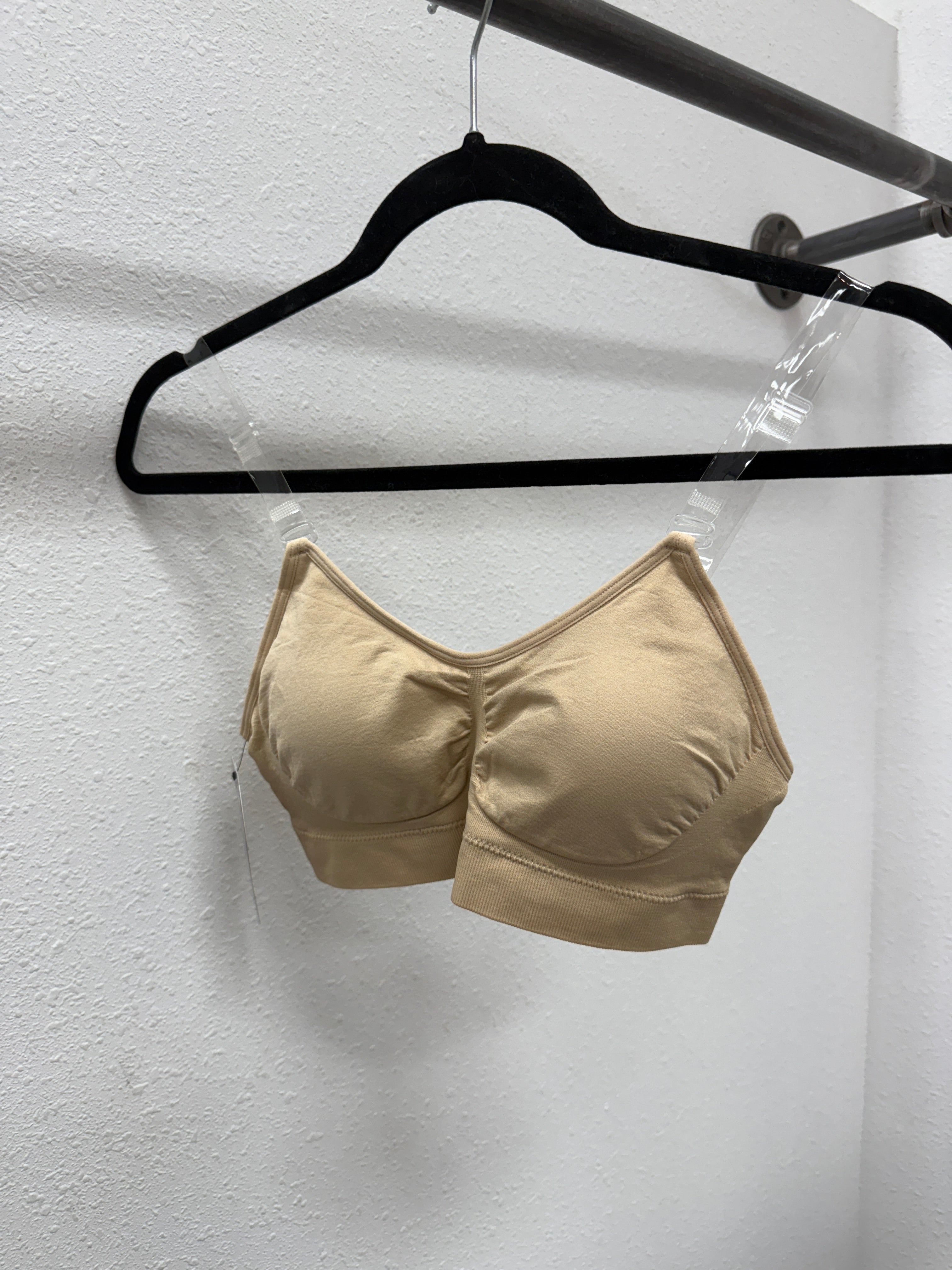 Strap Its Clear Strap Bra-Nude-Bralettes-strap its-The Silo Boutique, Women's Fashion Boutique Located in Warren and Grand Forks North Dakota