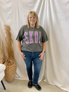 MN SKOL Black Tee-Sweatshirts-218-The Silo Boutique, Women's Fashion Boutique Located in Warren and Grand Forks North Dakota