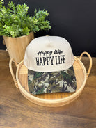 Zen Happy Wife Hat-Camo-Hats-Zenana-The Silo Boutique, Women's Fashion Boutique Located in Warren and Grand Forks North Dakota