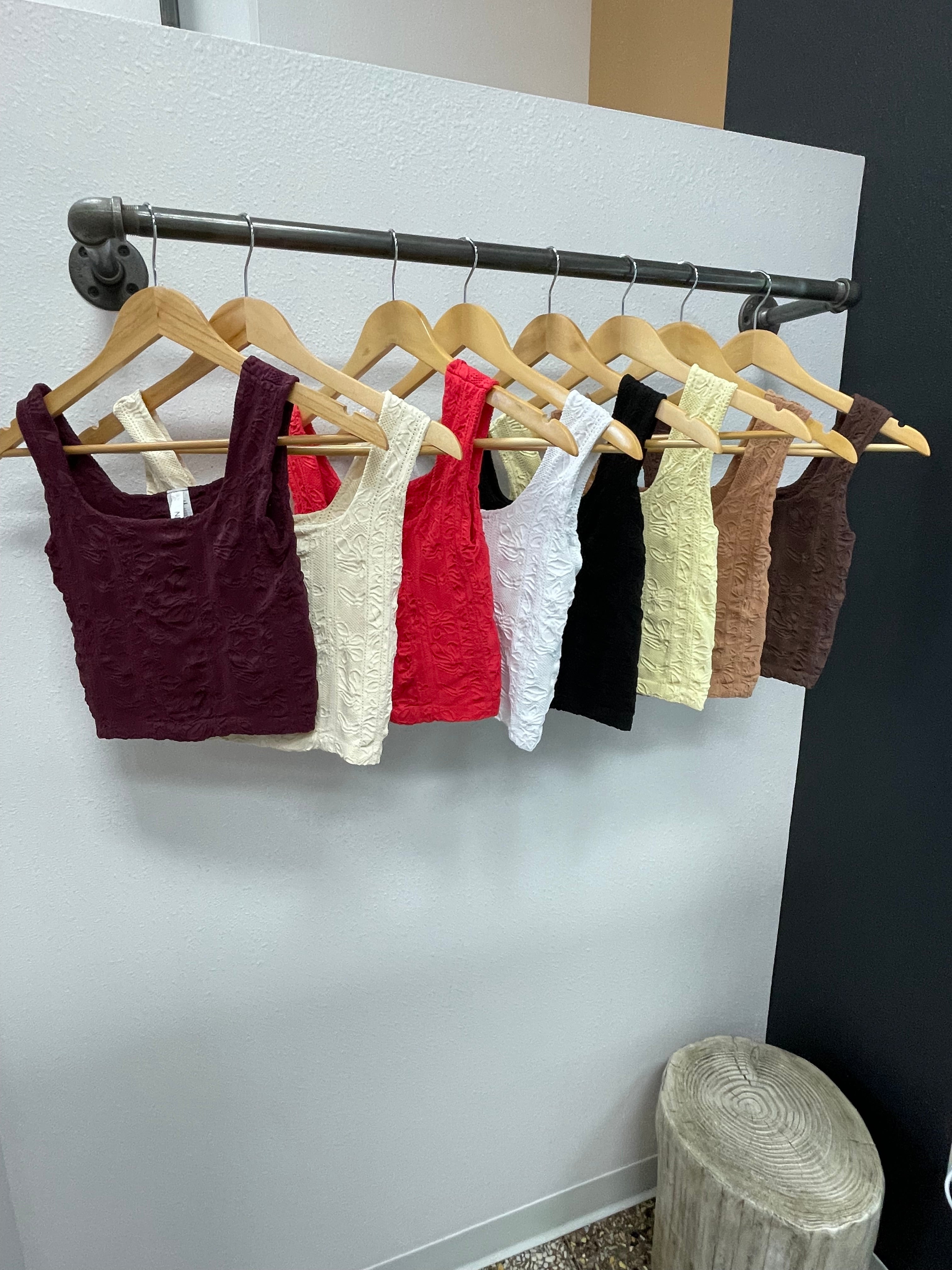 NikiBiki Double Lace Tank Top-Tank Tops-nikibiki-The Silo Boutique, Women's Fashion Boutique Located in Warren and Grand Forks North Dakota