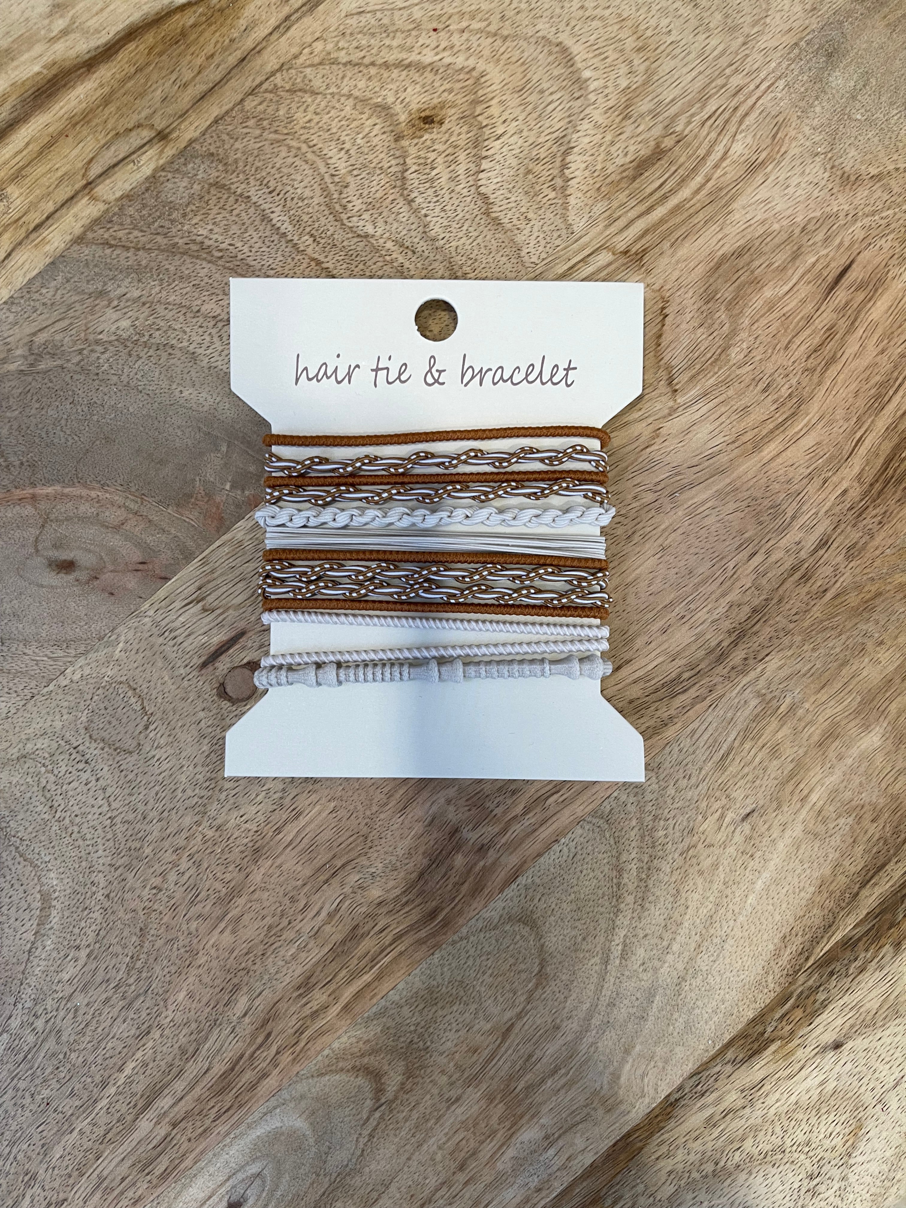 Lynn Hair Ties Bracelet-Bracelets-joss-The Silo Boutique, Women's Fashion Boutique Located in Warren and Grand Forks North Dakota
