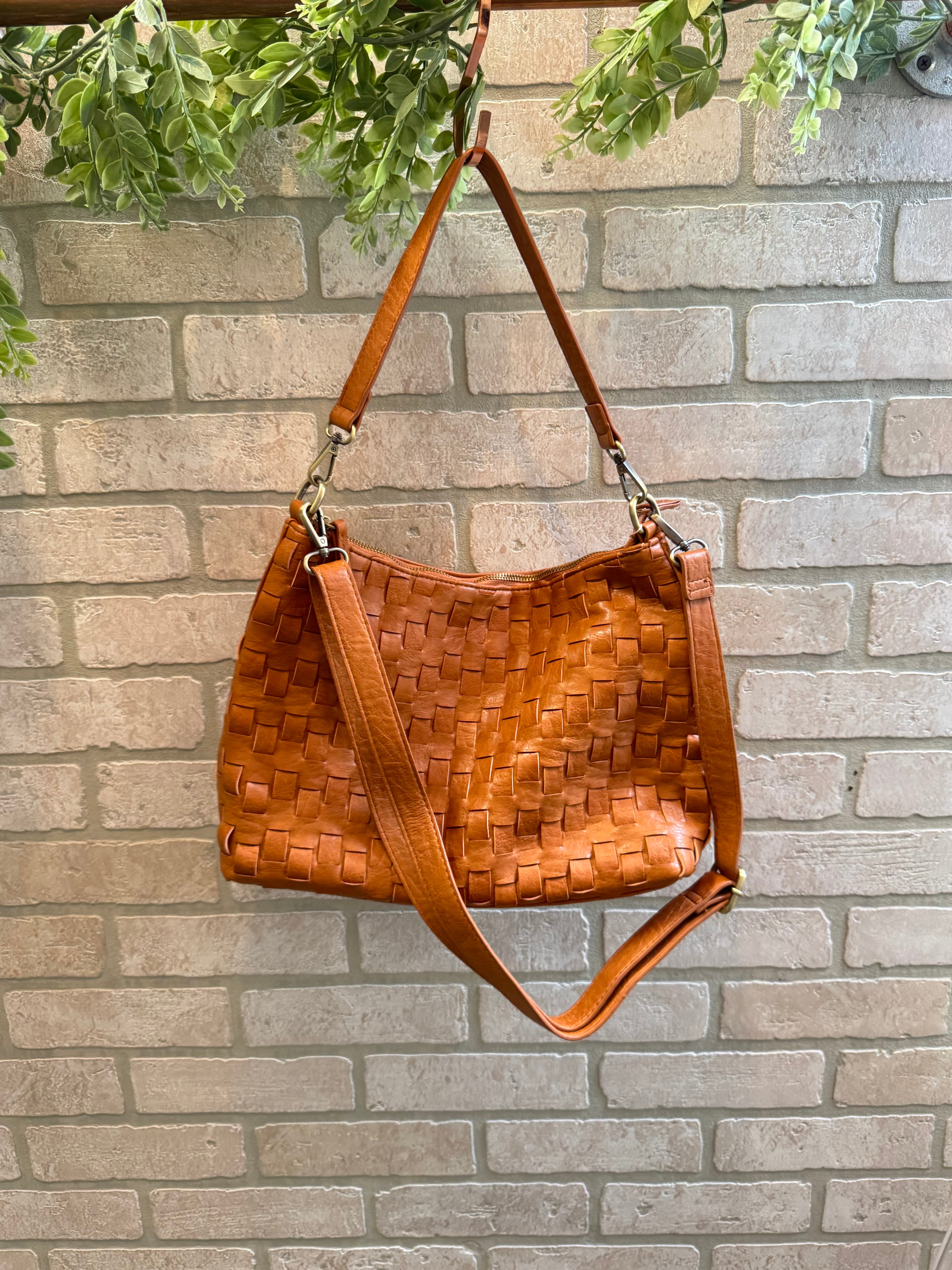 Joy Susan Winnie Hobo Purse-Cognac-Purses-joy susan-The Silo Boutique, Women's Fashion Boutique Located in Warren and Grand Forks North Dakota