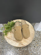 MIA Quest Taupe Clogs-Clogs-MIA-The Silo Boutique, Women's Fashion Boutique Located in Warren and Grand Forks North Dakota