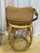 Jen and Co Daia Whipstitch Purse-Taupe-Purses-Jen and Co-The Silo Boutique, Women's Fashion Boutique Located in Warren and Grand Forks North Dakota