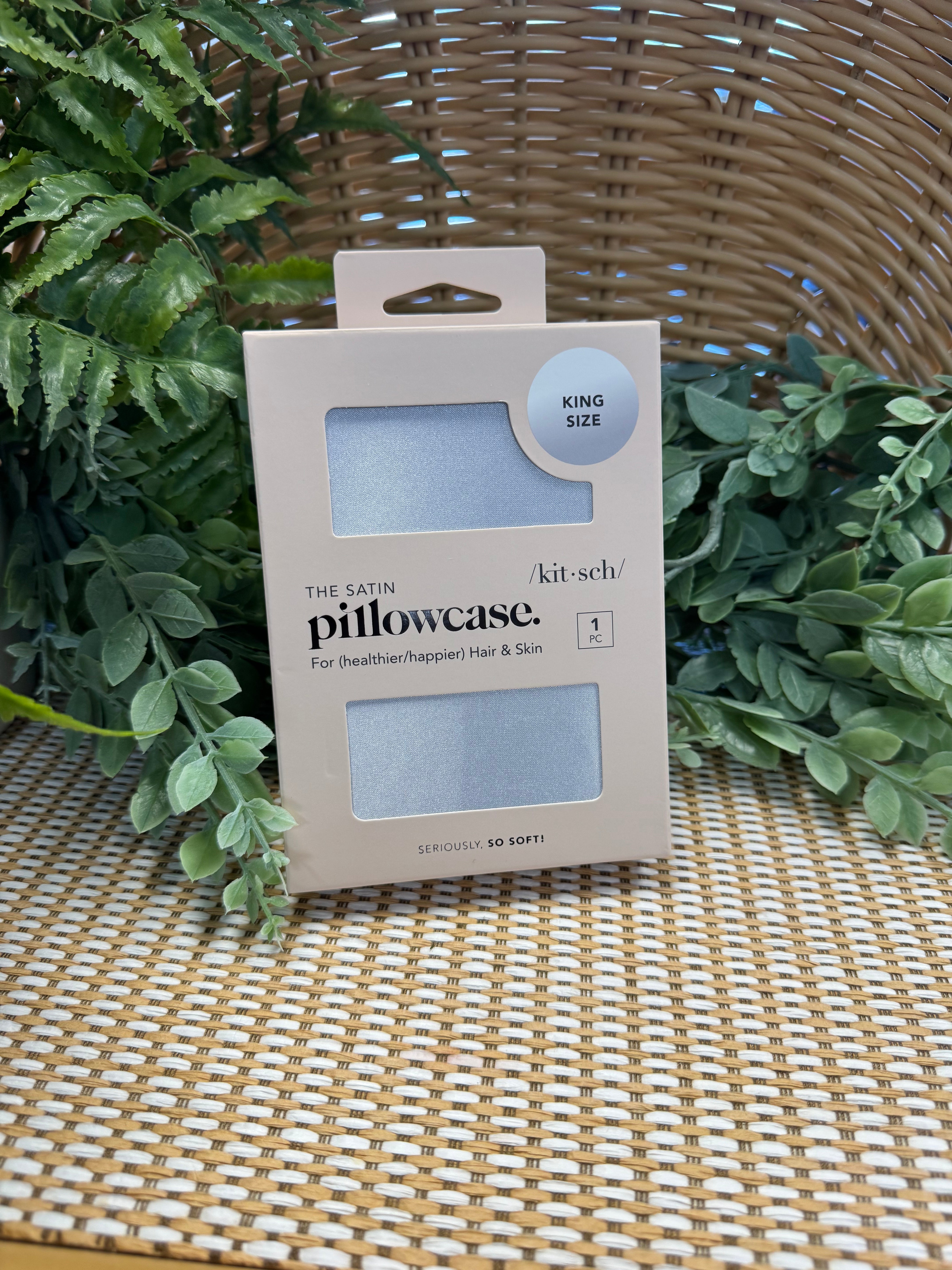 Kitsch Satin King Pillowcase-Beauty-kitsch-The Silo Boutique, Women's Fashion Boutique Located in Warren and Grand Forks North Dakota