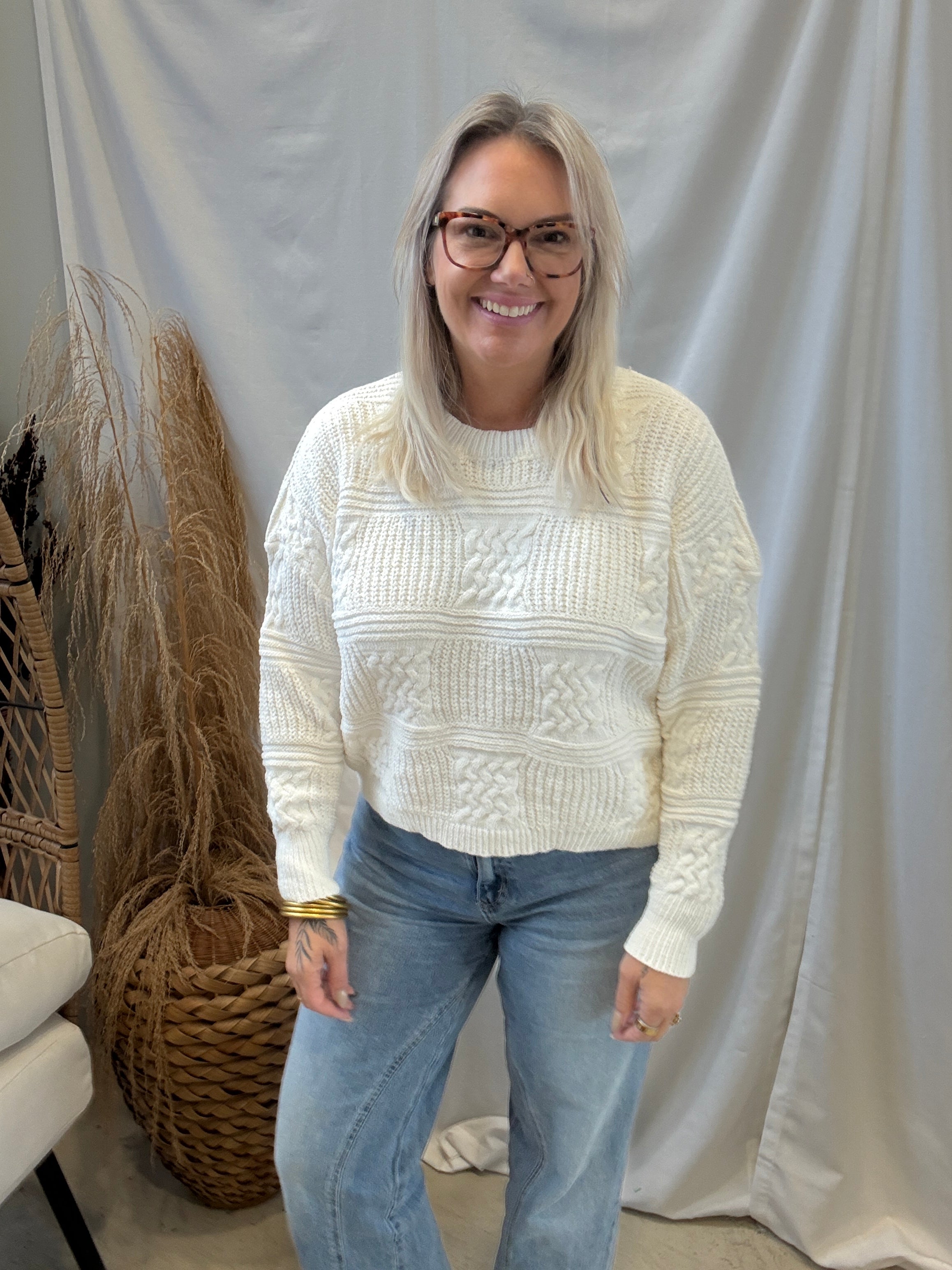 Mello So Soft Sweater-Sweaters-mello-The Silo Boutique, Women's Fashion Boutique Located in Warren and Grand Forks North Dakota