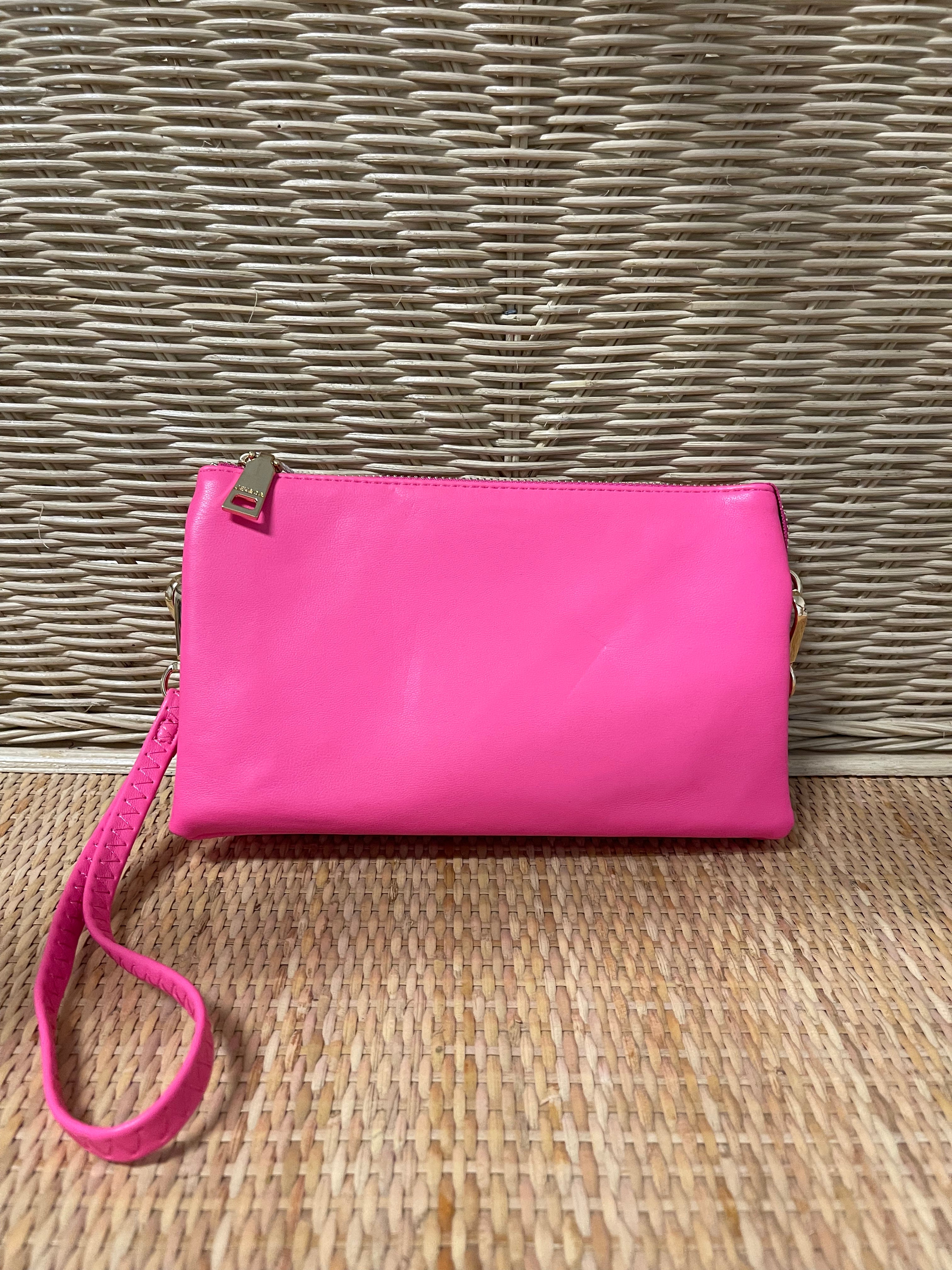 Riley 3 Compartment Crossbody/Wristlet-Crossbody Purses-Jen and Co-The Silo Boutique, Women's Fashion Boutique Located in Warren and Grand Forks North Dakota