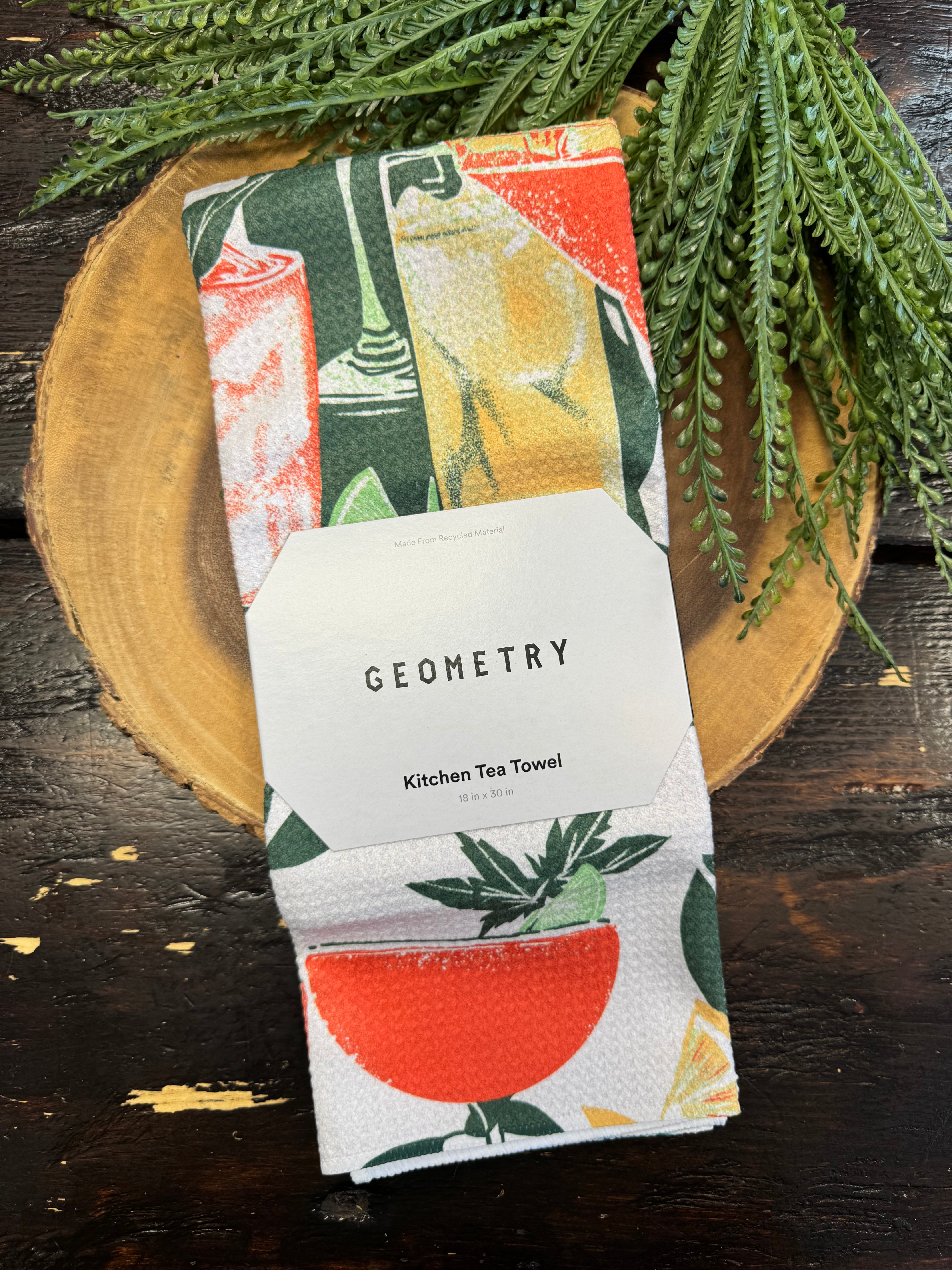 Geometry Tea Towel-dish cloth-geometry-The Silo Boutique, Women's Fashion Boutique Located in Warren and Grand Forks North Dakota