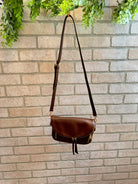 Jen and Co Aubree Purse-Brown-Crossbody Purses-Jen and Co-The Silo Boutique, Women's Fashion Boutique Located in Warren and Grand Forks North Dakota