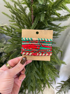Christmas Hair Ties Bracelets-Hair Accessories-city-The Silo Boutique, Women's Fashion Boutique Located in Warren and Grand Forks North Dakota
