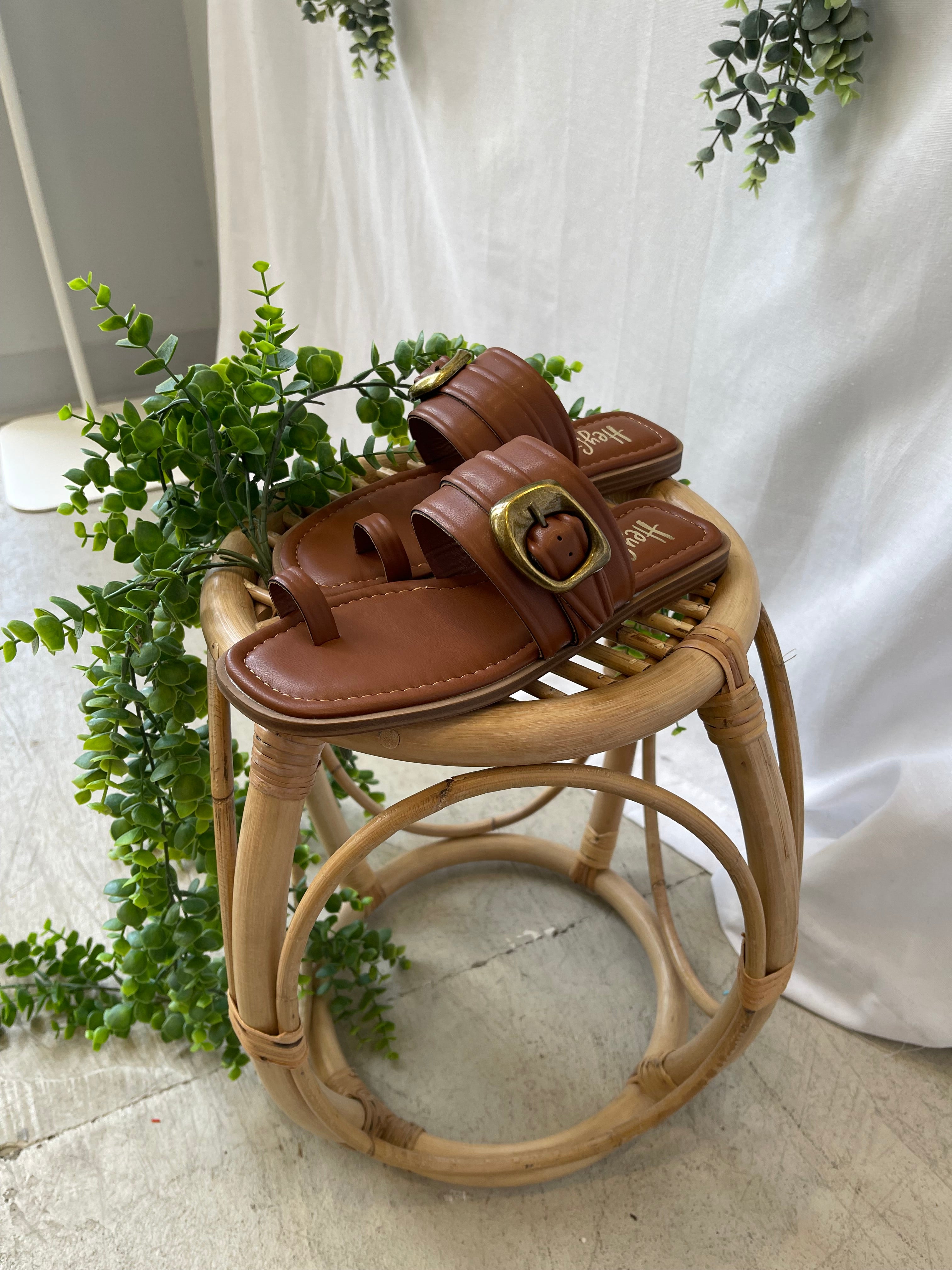 Corky's Yummy Sandal-Cognac-Sandals-corkys-The Silo Boutique, Women's Fashion Boutique Located in Warren and Grand Forks North Dakota