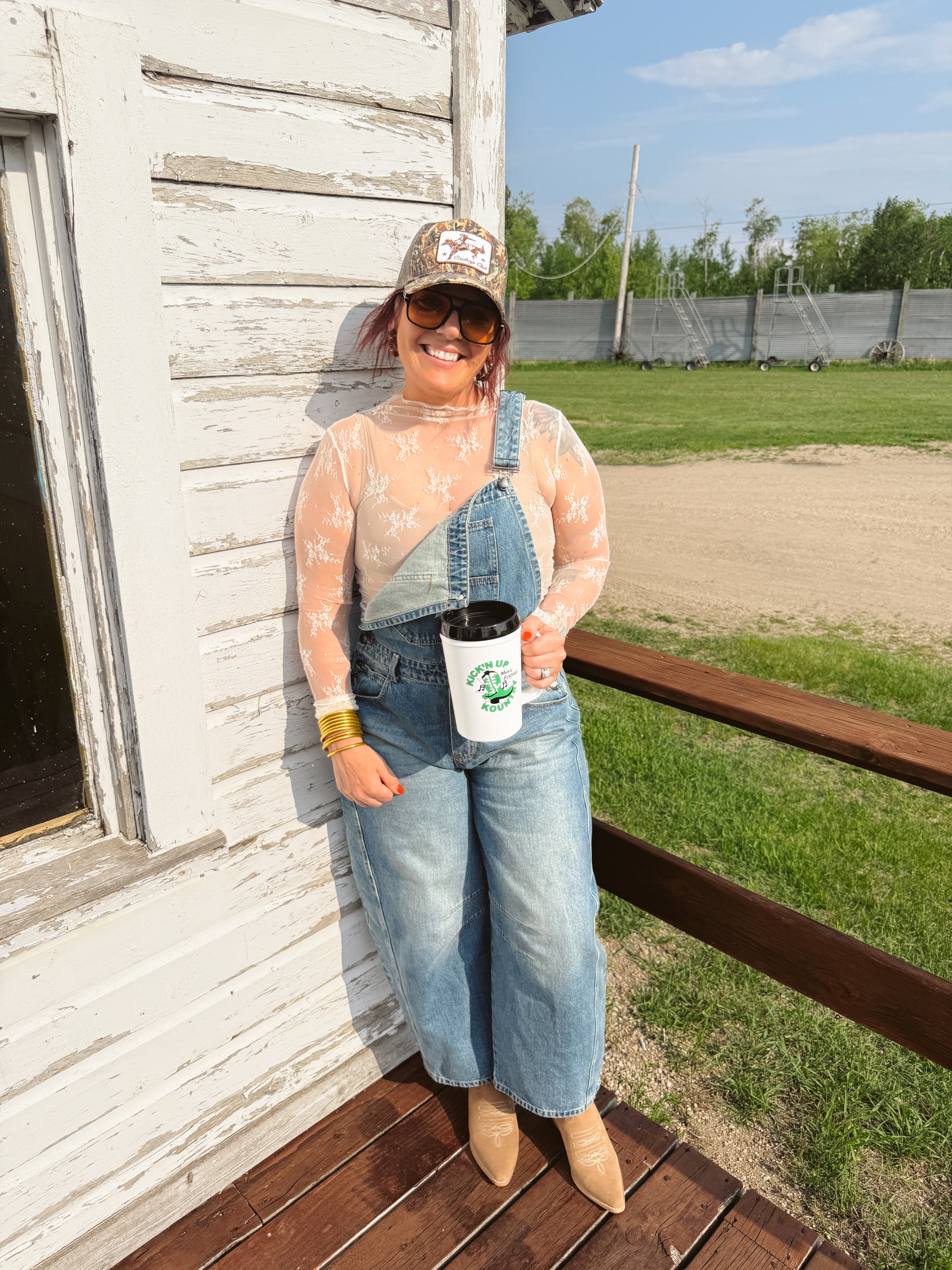 Denim Blue Barrel Overall Jeans-Final Sale-Jeans-listicle-The Silo Boutique, Women's Fashion Boutique Located in Warren and Grand Forks North Dakota