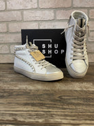 ShuShop Rio White Silver Sneaker-Final Sale-Shoes-shushop-The Silo Boutique, Women's Fashion Boutique Located in Warren and Grand Forks North Dakota