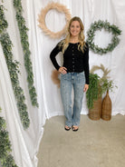 Mica Regent Blue Trouser Jeans-Jeans-mica-The Silo Boutique, Women's Fashion Boutique Located in Warren and Grand Forks North Dakota