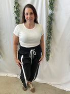Bucket Windbreaker Pants-Black-Pants-bucketlist-The Silo Boutique, Women's Fashion Boutique Located in Warren and Grand Forks North Dakota
