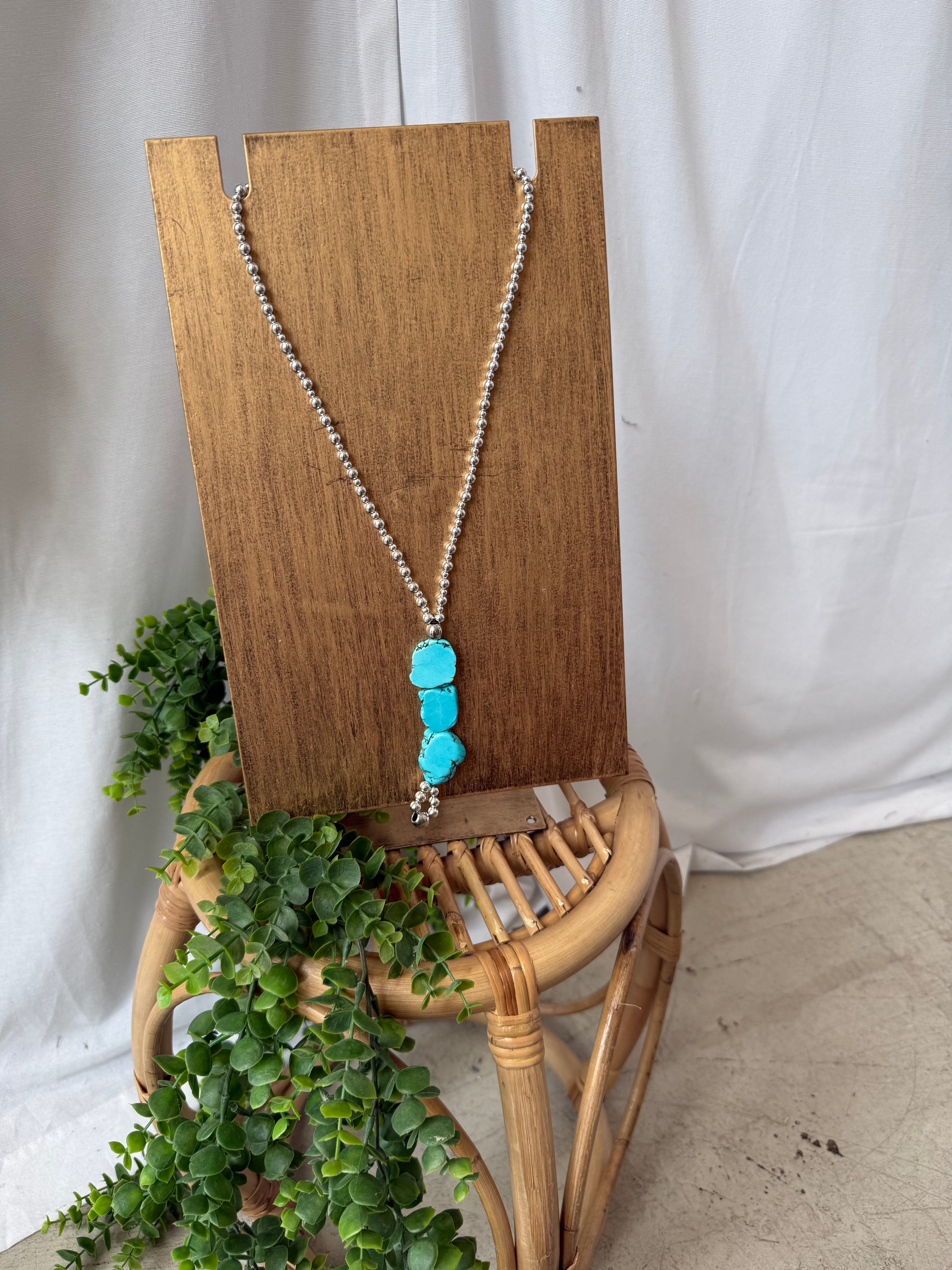 Cowgirl Sky Necklace-Necklaces-faire-The Silo Boutique, Women's Fashion Boutique Located in Warren and Grand Forks North Dakota
