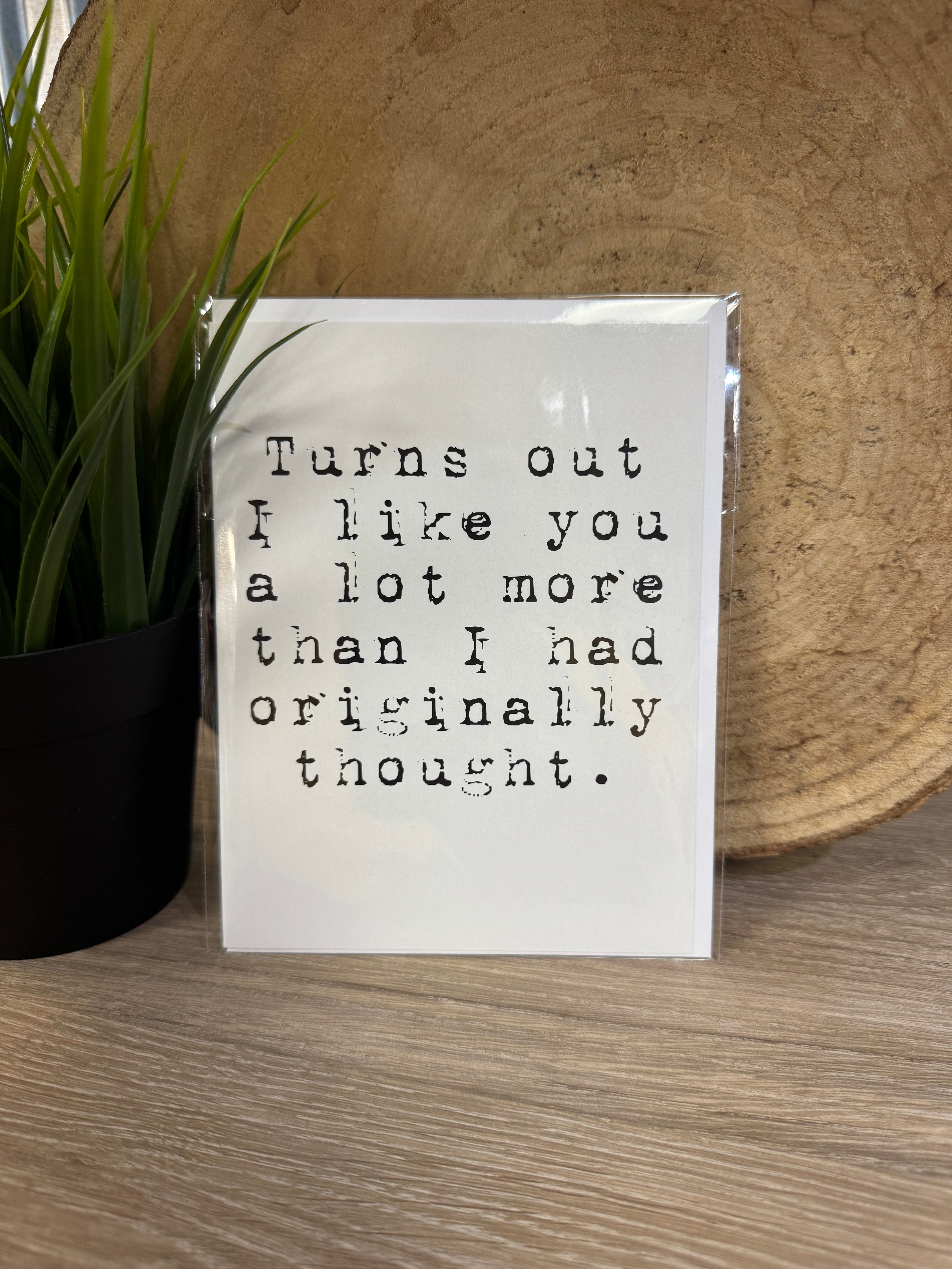 Like You More Greeting Card-Cards-crooked halo-The Silo Boutique, Women's Fashion Boutique Located in Warren and Grand Forks North Dakota