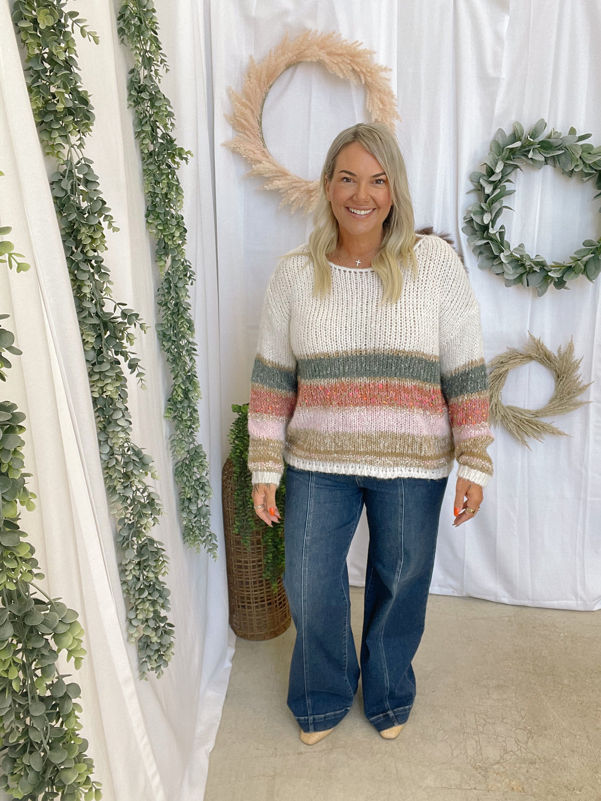 Sparkle and Confetti Sweater-Sweaters-mystree-The Silo Boutique, Women's Fashion Boutique Located in Warren and Grand Forks North Dakota