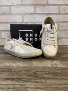 ShuShop Paula Off White Snake Sneaker-Final Sale-Shoes-shushop-The Silo Boutique, Women's Fashion Boutique Located in Warren and Grand Forks North Dakota