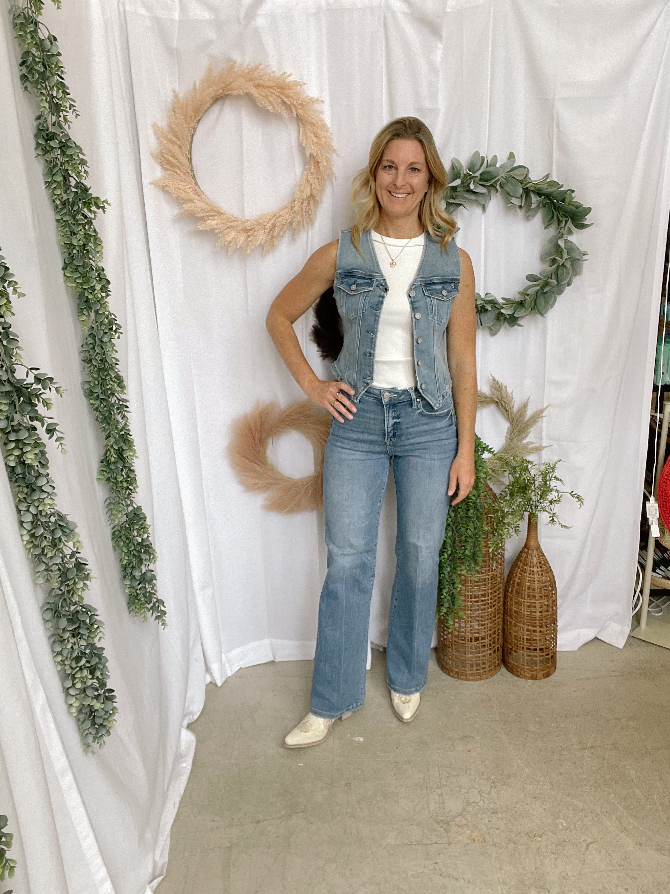 Risen Perfect Flare Jeans-Jeans-risen-The Silo Boutique, Women's Fashion Boutique Located in Warren and Grand Forks North Dakota