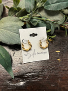 Joy Rope Earrings-Earrings-joy susan-The Silo Boutique, Women's Fashion Boutique Located in Warren and Grand Forks North Dakota