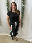 Bucket Windbreaker Pants-Black-Pants-bucketlist-The Silo Boutique, Women's Fashion Boutique Located in Warren and Grand Forks North Dakota