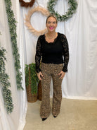 Cotierra Lace Top-Black-Long Sleeve Tops-cotierra-The Silo Boutique, Women's Fashion Boutique Located in Warren and Grand Forks North Dakota