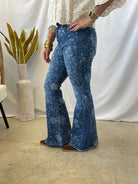 Kancan Floral Flare Jeans-Final Sale-Jeans-Kancan-The Silo Boutique, Women's Fashion Boutique Located in Warren and Grand Forks North Dakota