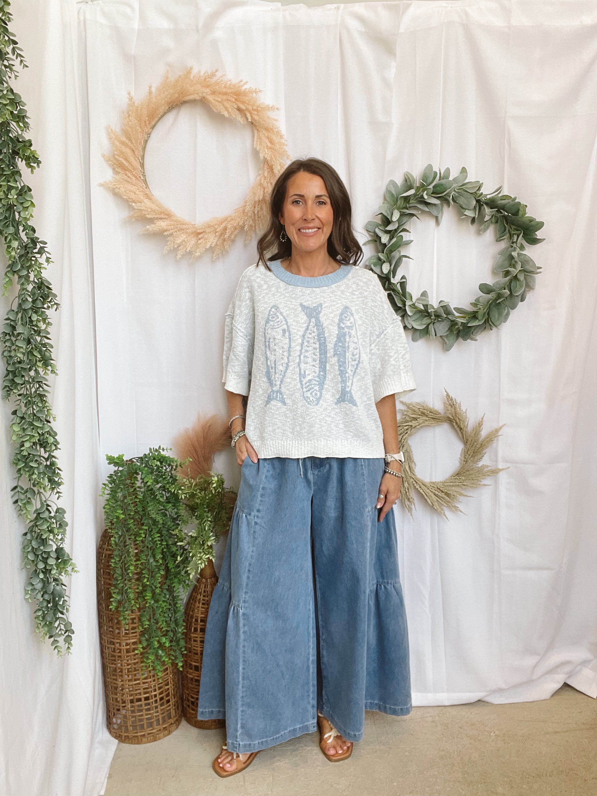 Blakeley Echo Boho Pants-Jeans-blakeley-The Silo Boutique, Women's Fashion Boutique Located in Warren and Grand Forks North Dakota