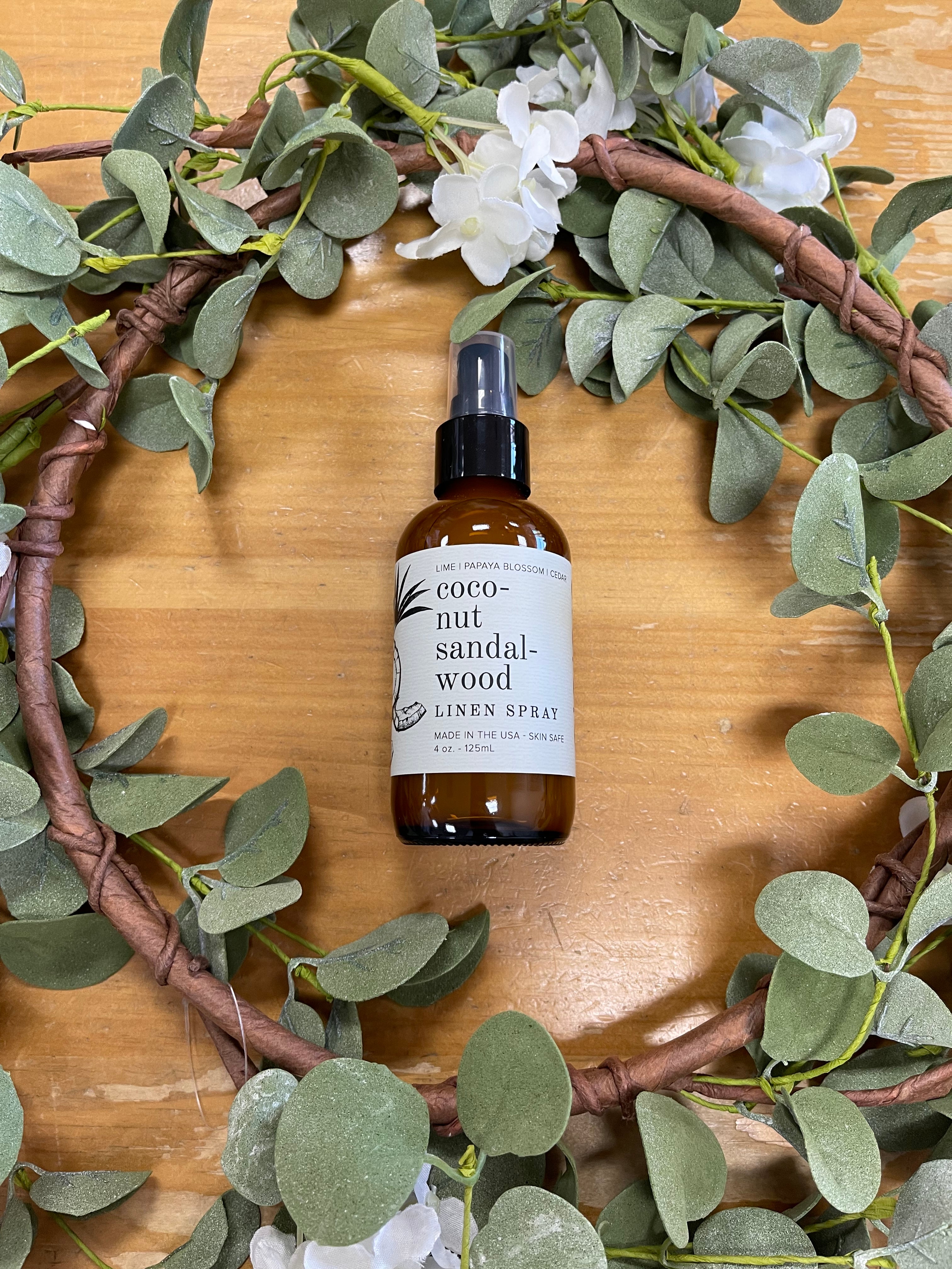 Broken Top Coconut Sandalwood - Linen Spray-Room Sprays-broken top-The Silo Boutique, Women's Fashion Boutique Located in Warren and Grand Forks North Dakota