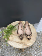MIA Avi Leopard Flat Shoe-Clogs-MIA-The Silo Boutique, Women's Fashion Boutique Located in Warren and Grand Forks North Dakota