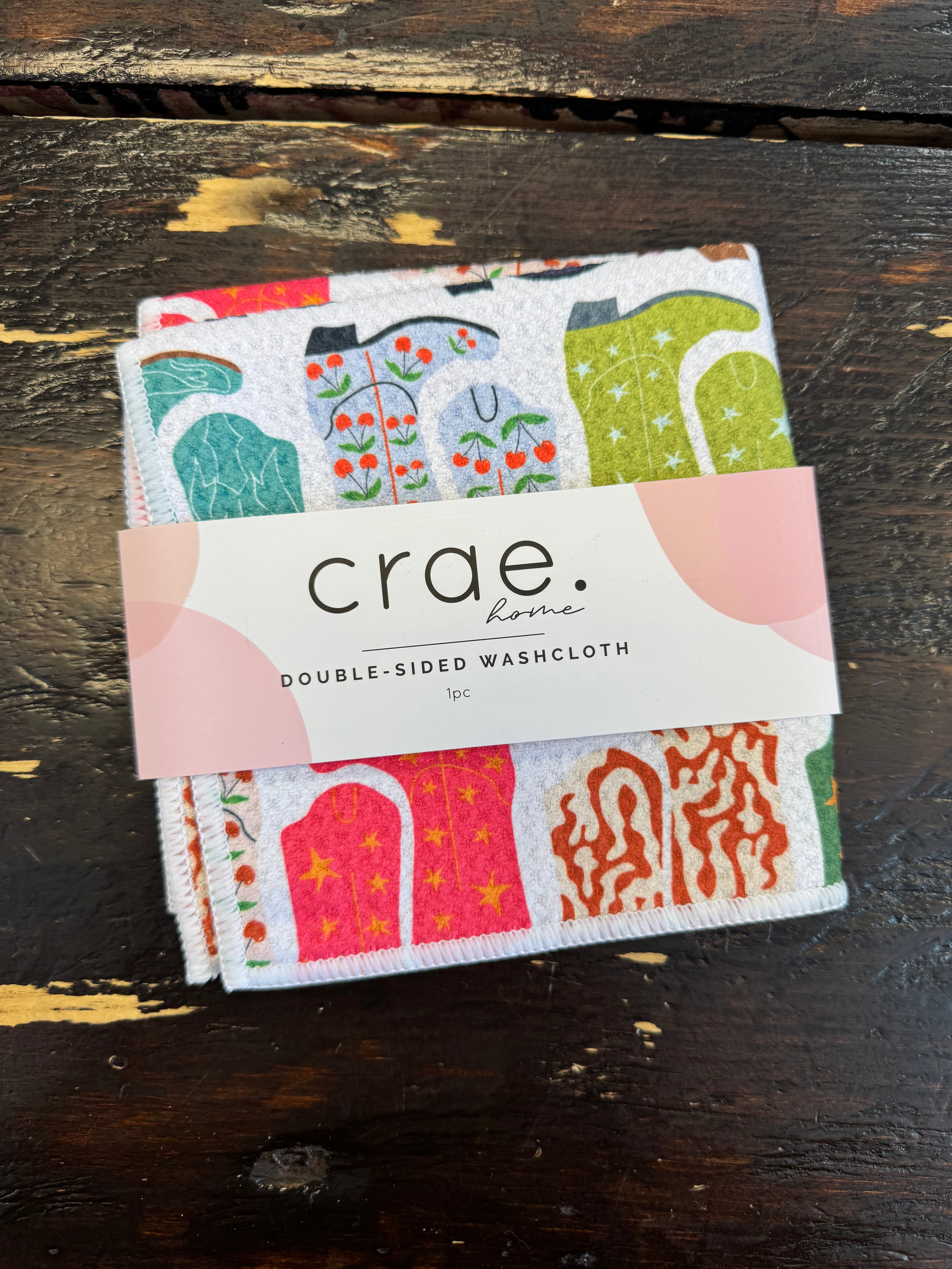 Crae Hoedown Washcloth-Tea Towels-crae-The Silo Boutique, Women's Fashion Boutique Located in Warren and Grand Forks North Dakota