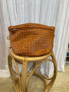 Pretty Simple Westlyn Woven Bum Bag-Brown-pretty simple-The Silo Boutique, Women's Fashion Boutique Located in Warren and Grand Forks North Dakota