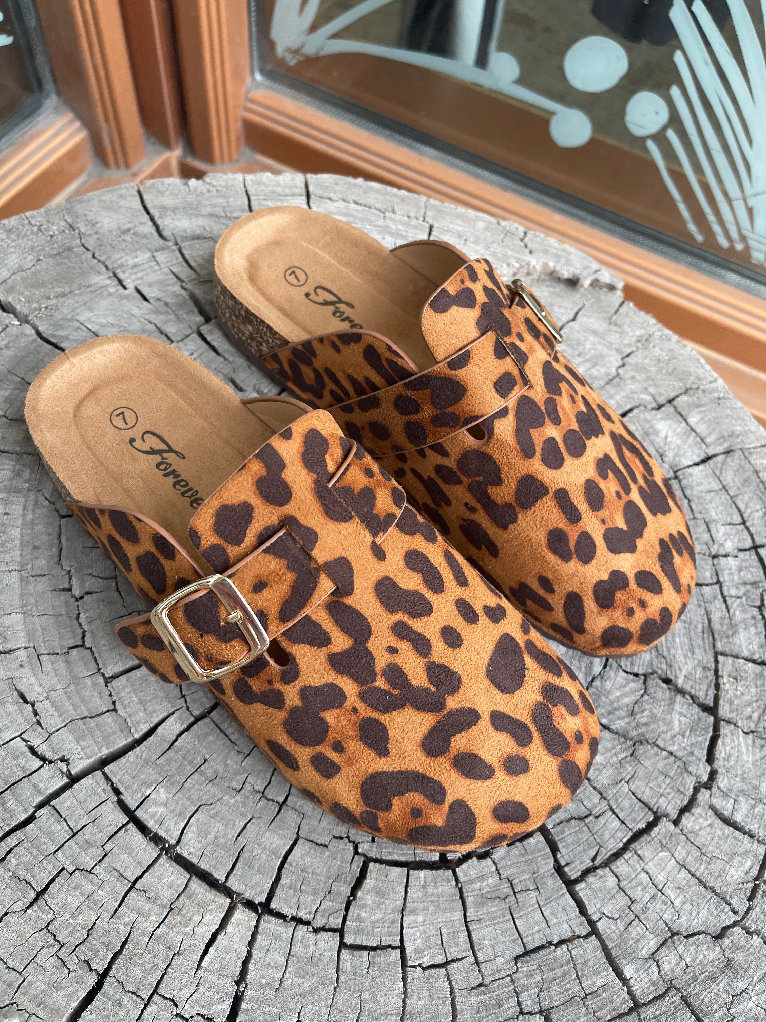 Wild and Free Leopard Clog-Clogs-Forever Link-The Silo Boutique, Women's Fashion Boutique Located in Warren and Grand Forks North Dakota