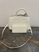 Mimi Embossed Crossbody Purse +Wallet-Final Sale-Crossbody Purses-princess purse-The Silo Boutique, Women's Fashion Boutique Located in Warren and Grand Forks North Dakota