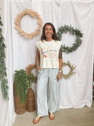 Happiest At the Lake Tank-Graphic Tees-poppy-The Silo Boutique, Women's Fashion Boutique Located in Warren and Grand Forks North Dakota