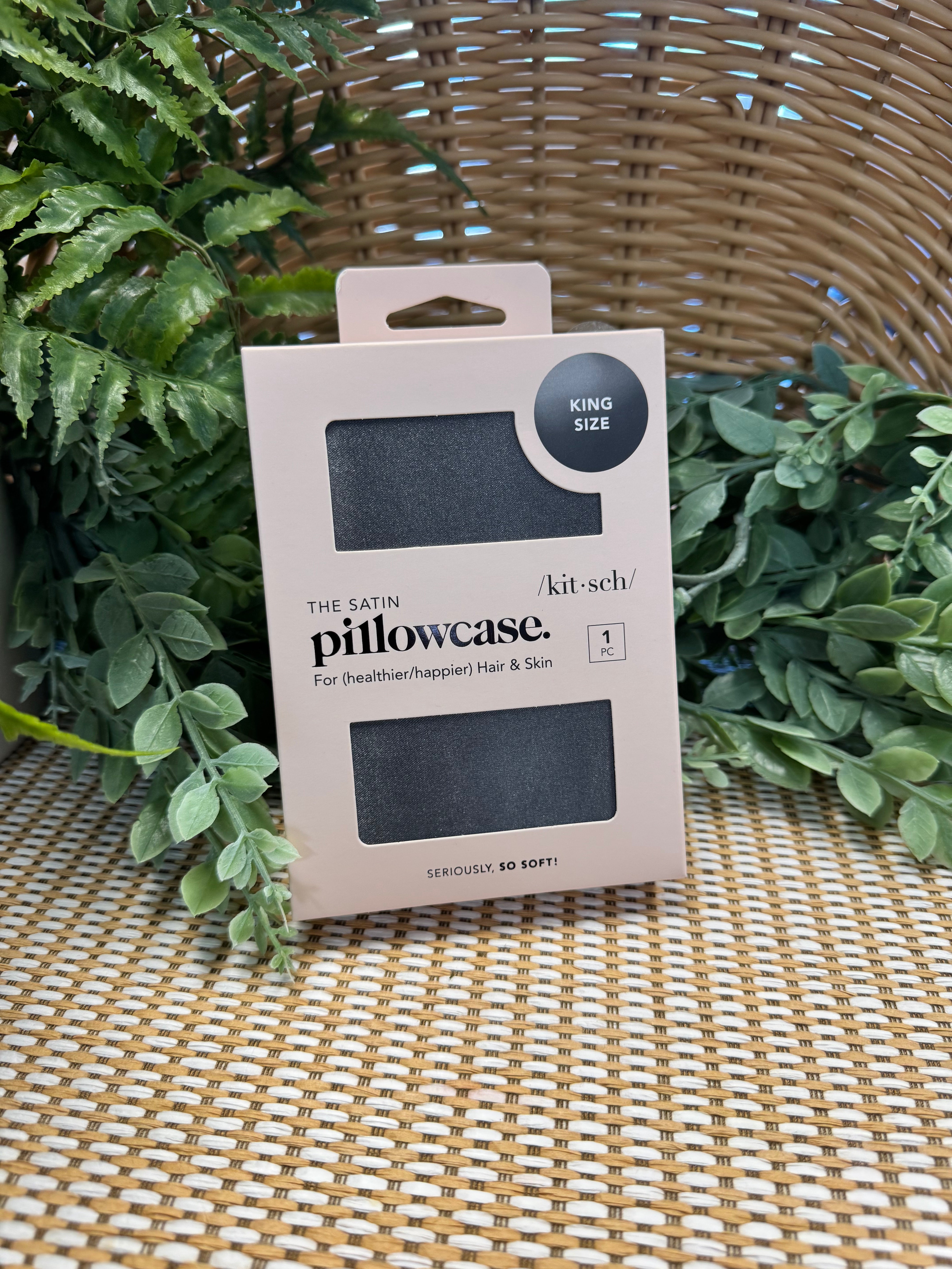 Kitsch Satin King Pillowcase-Beauty-kitsch-The Silo Boutique, Women's Fashion Boutique Located in Warren and Grand Forks North Dakota